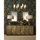 Beau Monde 35.75 X 23.75 inch Gold and Green Mirror