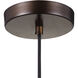 Sean Lavin Baskin 1 Light 9 inch Painted Aged Brass / Dark Weathered Zinc Pendant Ceiling Light in Painted Aged Brass with Dark Weathered Zinc