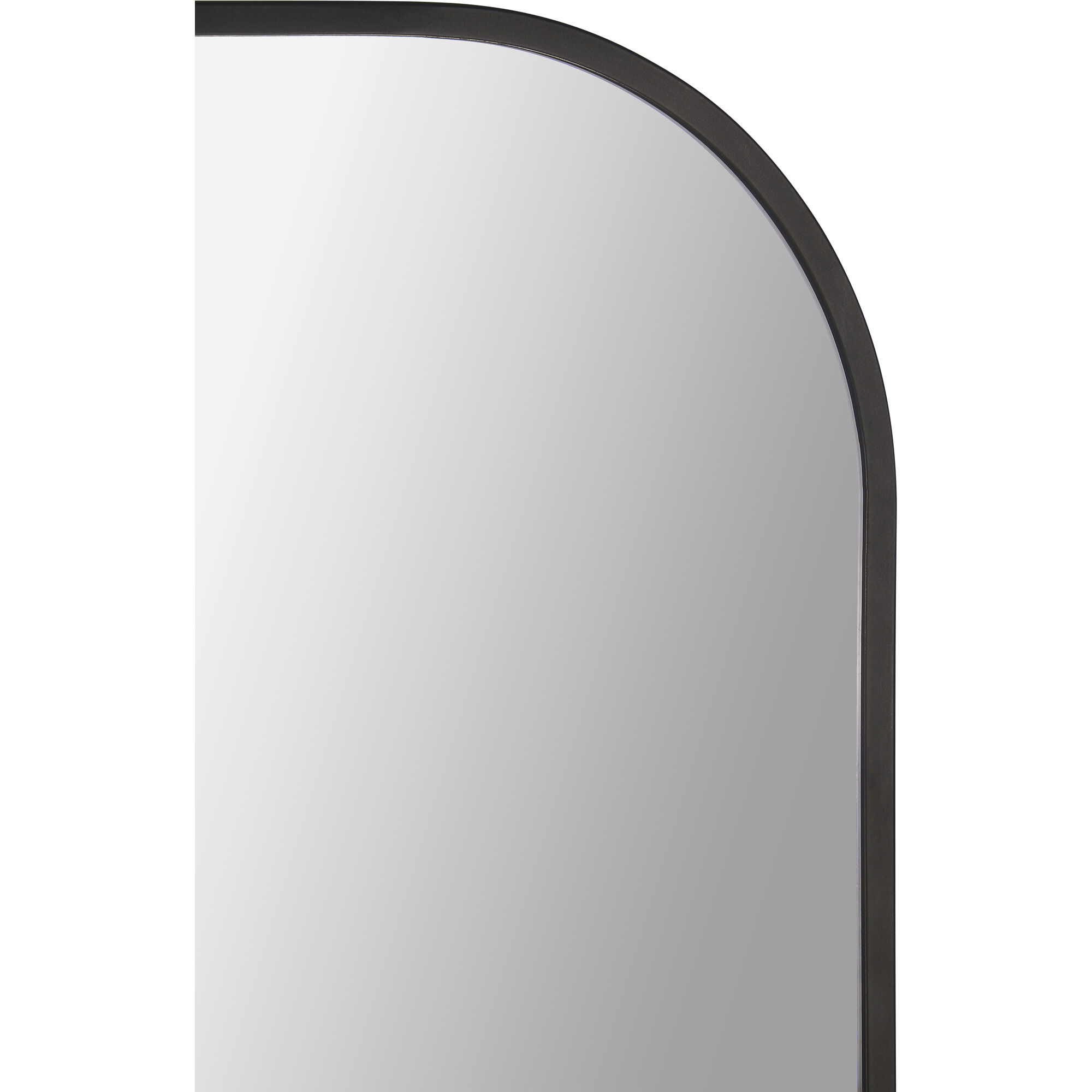 Luka 40 X 38 inch Black Wall Mirror