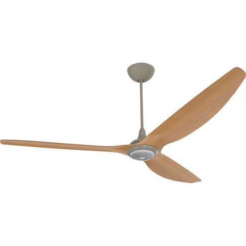 Haiku 84 inch Satin Nickel with Caramel Bamboo Blades Ceiling Fan