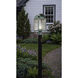 Durham 1 Light 18 inch Verde Green Post Lantern in Seedy Glass, Brass Traditions by InnovationsLighting