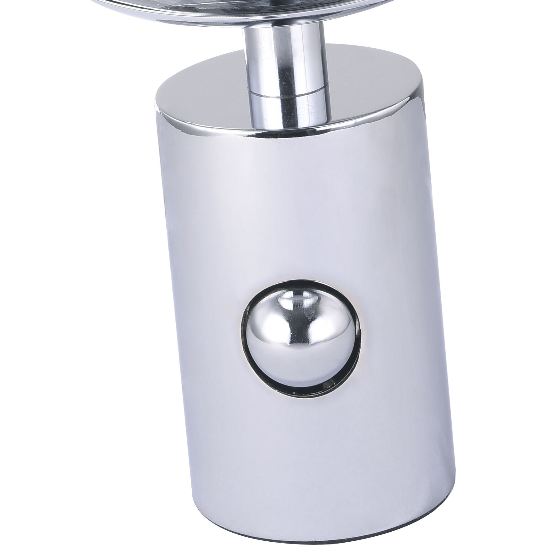 Canada 16.9 inch 60.00 watt Chrome Table Lamp Portable Light