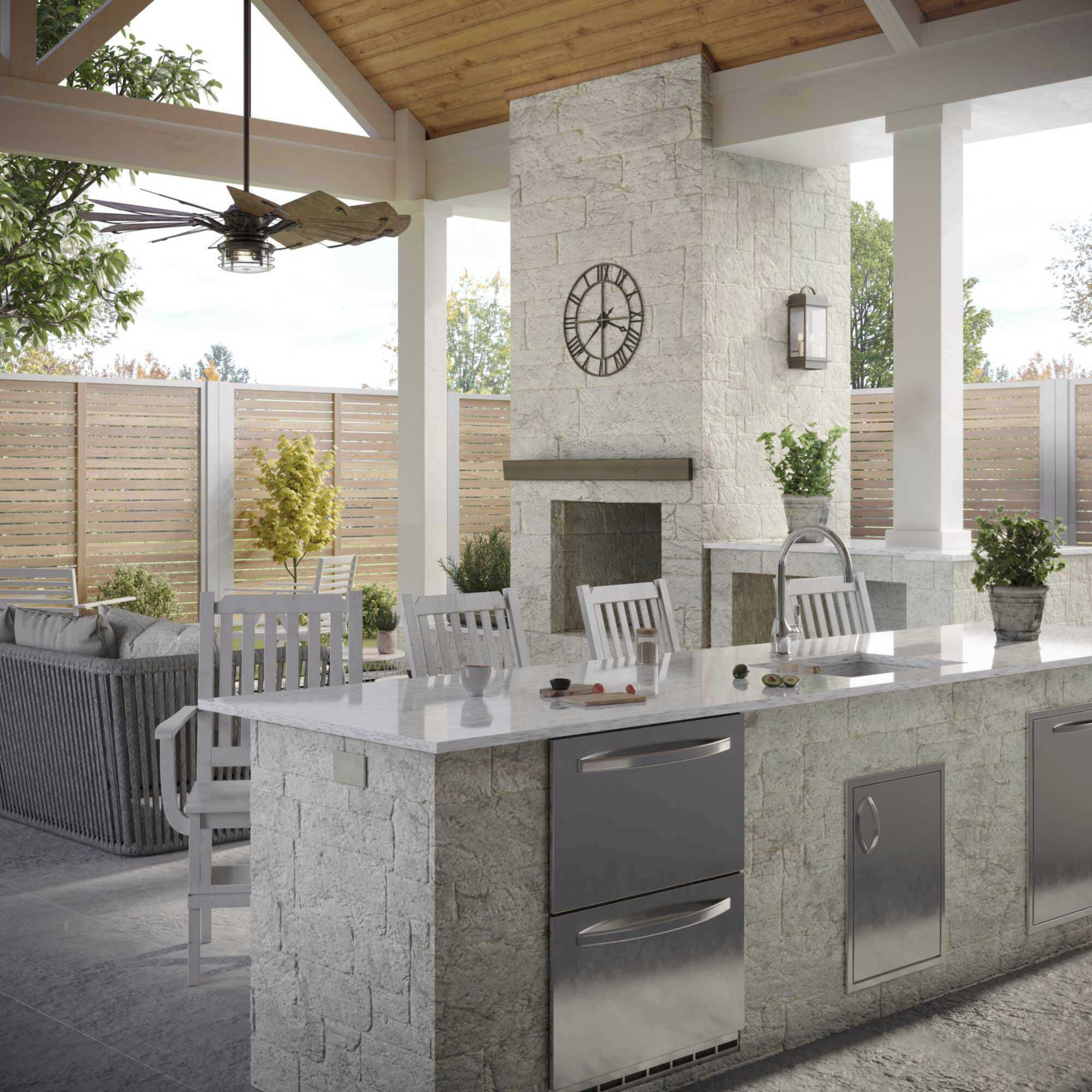 Springer II LED Architectural Bronze Fan Light Kit