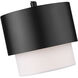 Counterpoint 1 Light 7.25 inch Matte Black Pendant Ceiling Light