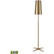 Matthias 65 inch 9.00 watt Aged Brass Floor Lamp Portable Light