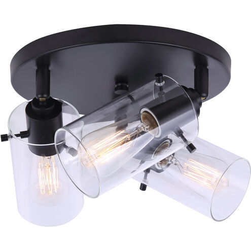 Joni 3 Light 11 inch Black Ceiling/Wall Light Ceiling Light