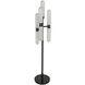 Dominique 68 inch 25.00 watt Matte Black Floor Lamp Portable Light
