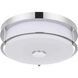 Kolson 1 Light 12 inch Chrome Flush Mount Ceiling Light