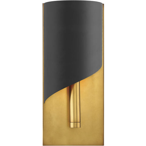 Gigi LED 5 inch Heritage Brass ADA Sconce Wall Light