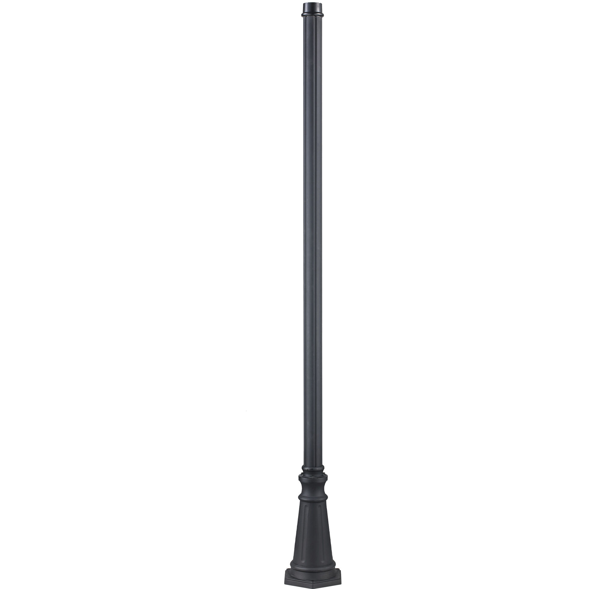 Downtown 90 inch Black Outdoor Pole Base