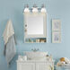 Yep Duncan Vanity Wall Light in Chrome, Matte White