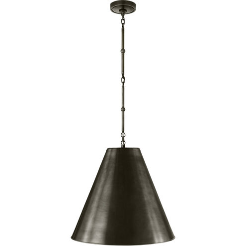 Thomas O'Brien Goodman 1 Light 18 inch Bronze Hanging Shade Ceiling Light, Medium