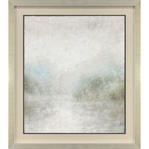 Landscape Illusion Gray and Neutral and White Framed Art