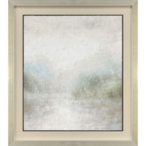 Landscape Illusion Gray and Neutral and White Framed Art
