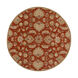 Caesar 117 inch Red and Neutral Area Rug, Wool