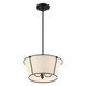 Pulito 15 inch Polished Nickel Semi-Flush Mount Ceiling Light