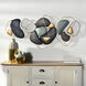 Cameron Blue and White and Gold Wall Art