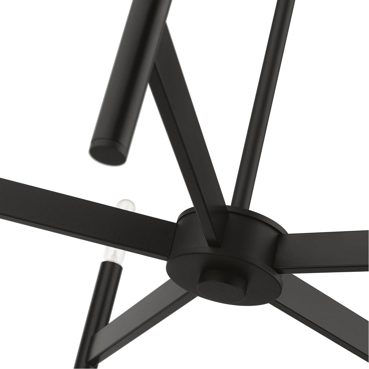 Copenhagen 5 Light 25 inch Black Chandelier Ceiling Light