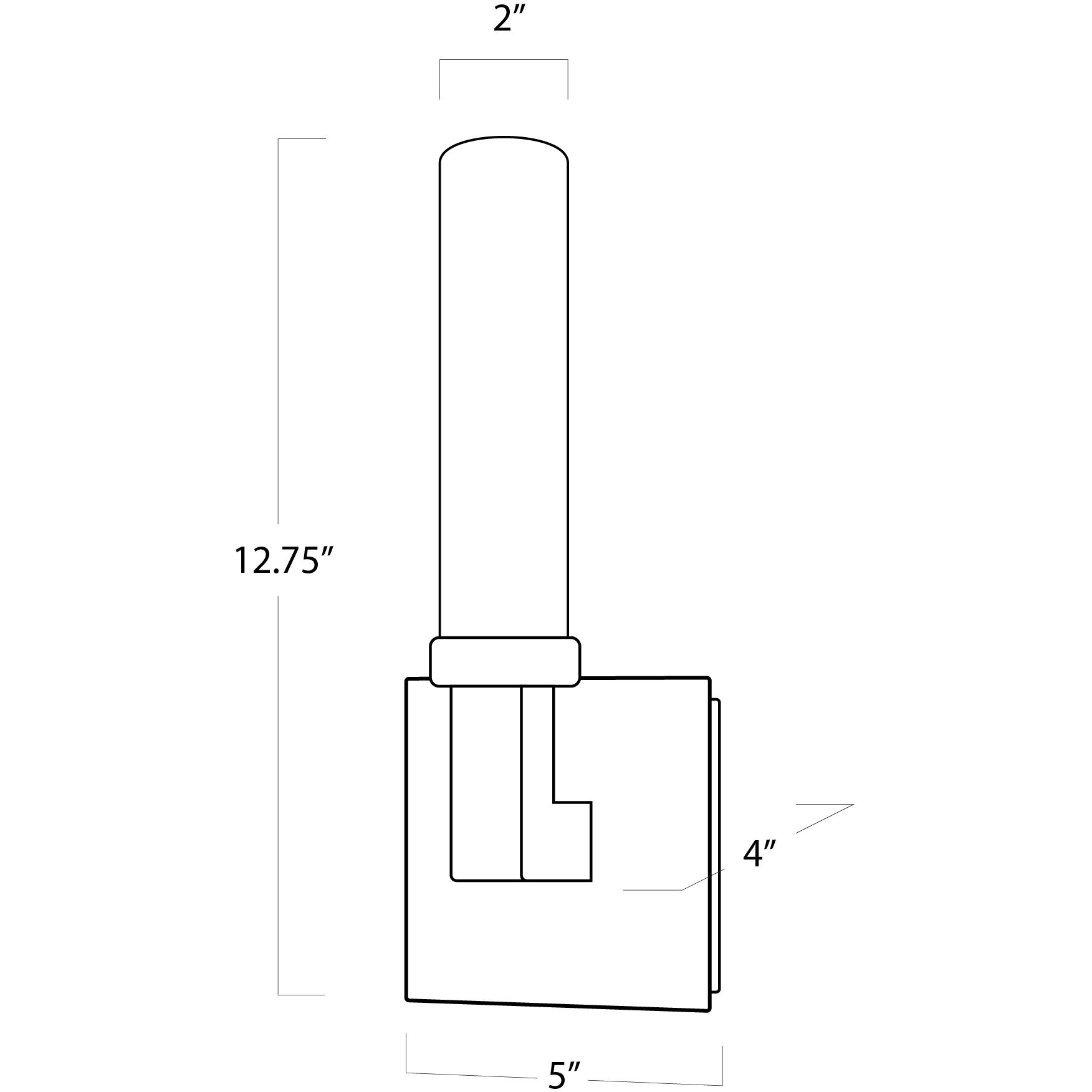 Montecito 1 Light 12.75 inch Black Outdoor Wall Sconce, Single