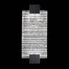 Terra Wall Sconce Wall Light in Black, Rake Cast Glass
