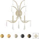Signature Tinsley 2 Light 8 inch Ferro Black Wall Sconce Wall Light