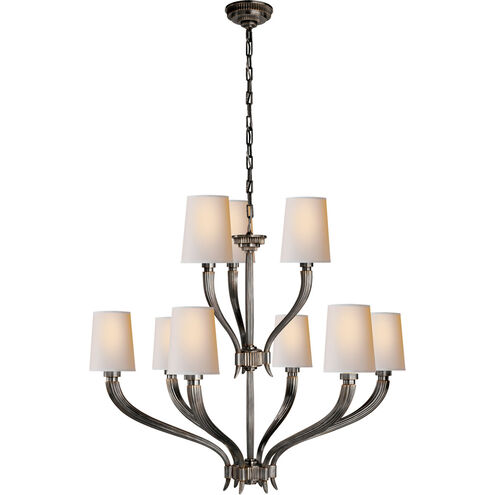 E. F. Chapman Ruhlmann 9 Light 35 inch Bronze Chandelier Ceiling Light