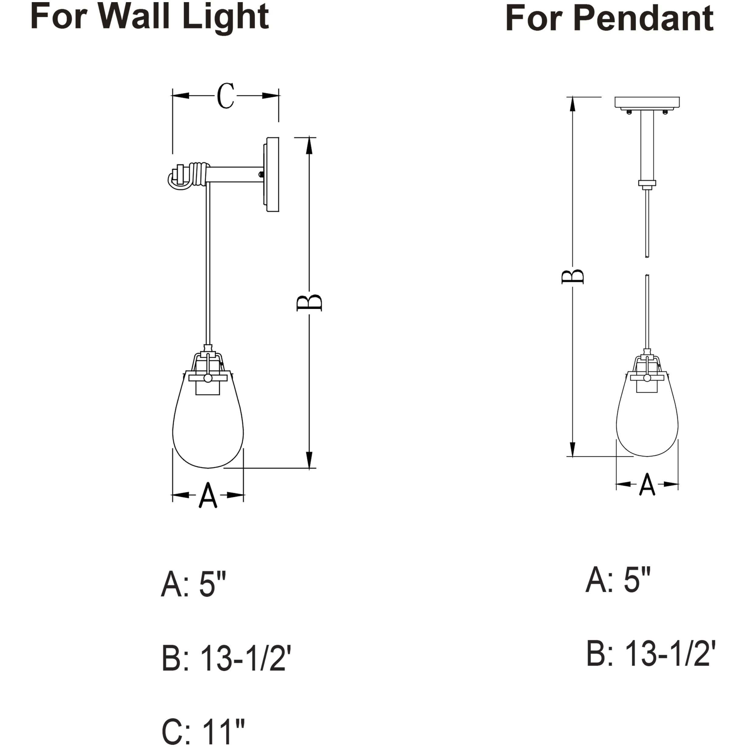 Kassidy LED 5 inch Black and Natural Brass Mini Pendant Ceiling Light