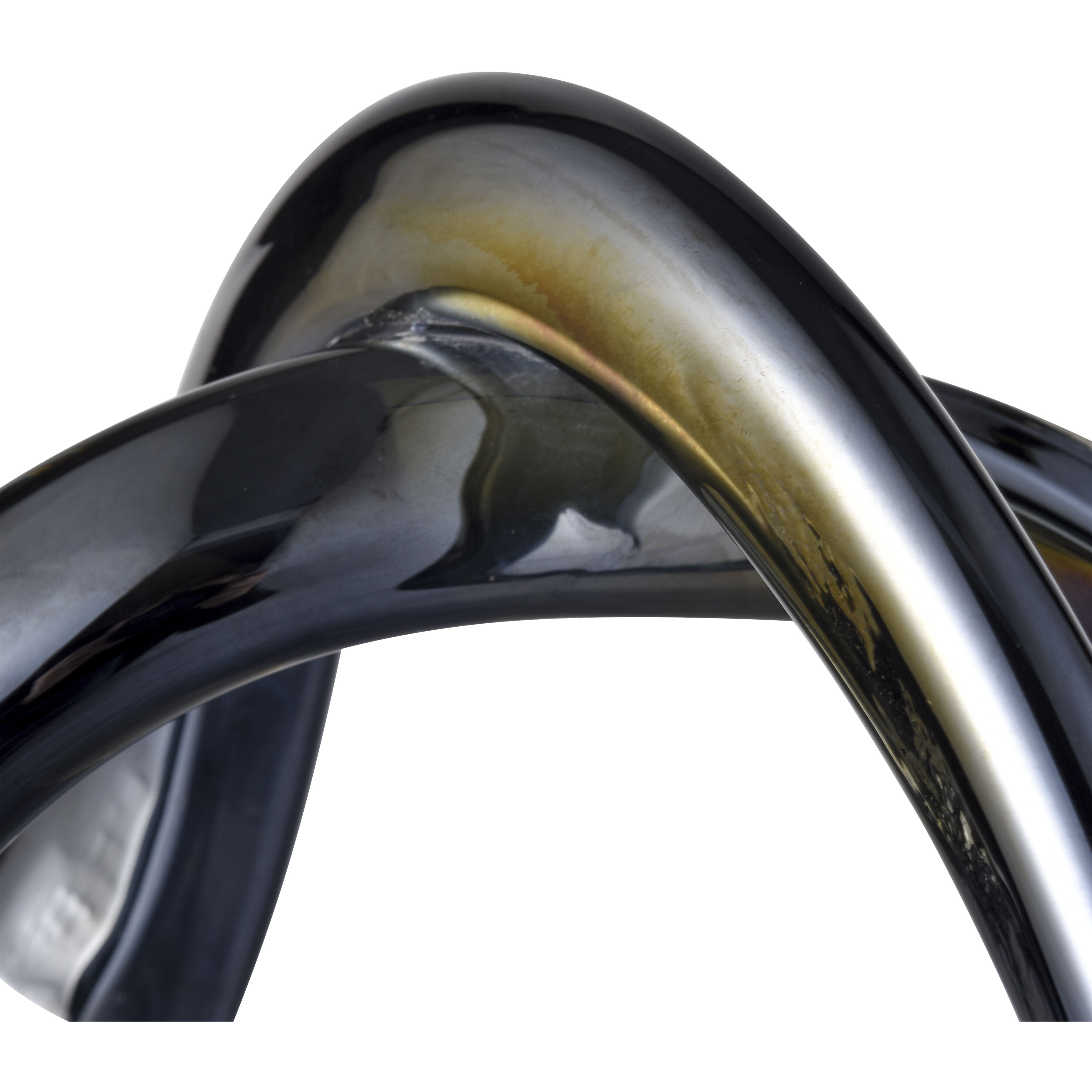 Twisted Pearlescent Decorative Object