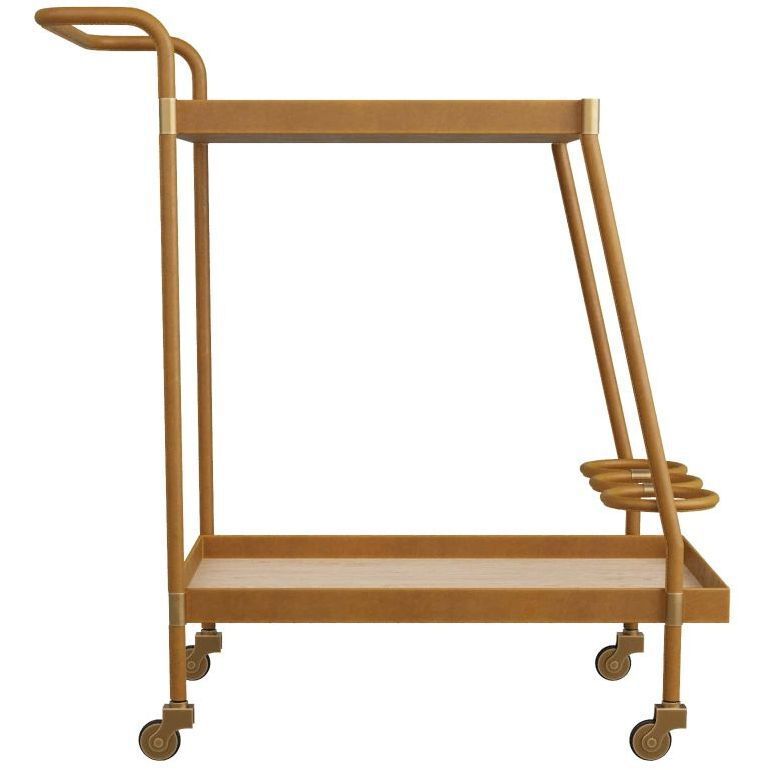 Sanders 33.5 inch Russet Bar Cart
