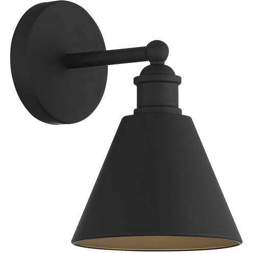 Farmhouse 1 Light 6.75 inch Matte Black Wall Sconce Wall Light