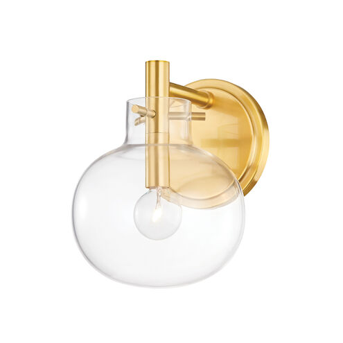 Hempstead 1 Light 7 inch Aged Brass Wall Sconce Wall Light