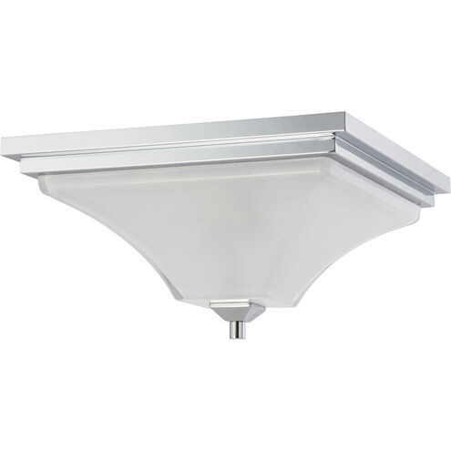 Parker 2 Light 15 inch Polished Chrome Flush Mount Ceiling Light