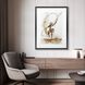 Southwestern Collection Modern Rubbed Matte Espresso Wood With Honeycomb Embossing Framed Art