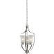 Foyer 3 Light 15 inch Brushed Nickel Chandelier Ceiling Light