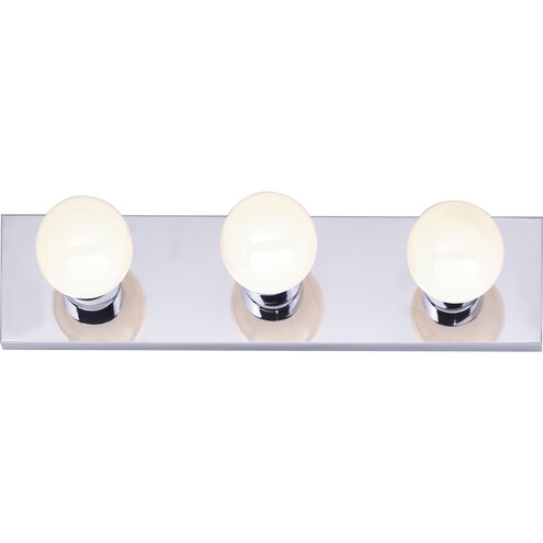 Brentwood 3 Light 18 inch Polished Chrome Vanity Light Wall Light