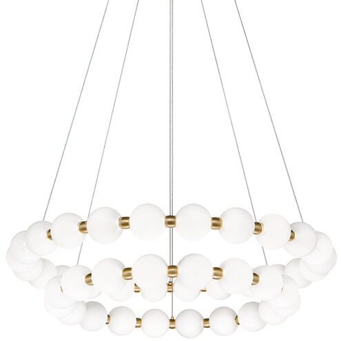 Oni LED 37.5 inch Oxidized Gold Pendant Ceiling Light