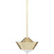 Pepys 1 Light 12 inch Brushed Brass Pendant Ceiling Light