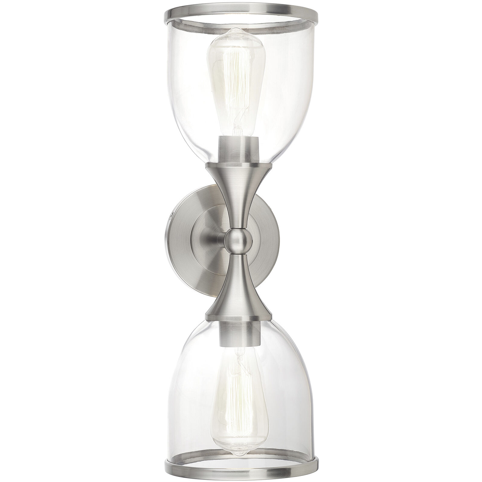 Ashridge 2 Light 6.5 inch Brushed Nickel Vanity Wall Sconce Wall Light