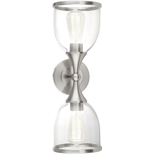 Ashridge 2 Light 6.5 inch Brushed Nickel Vanity Wall Sconce Wall Light