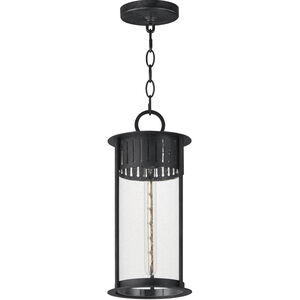 Windsor 1 Light 8 inch Black Patina Outdoor Pendant