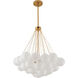 Canada 3 Light 32 inch Gold Chandelier Ceiling Light