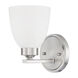Jameson 1 Light 5 inch Brushed Nickel Sconce Wall Light