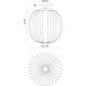 Alora Mood Cherise 1 Light 11.88 inch Matte Black Semi-Flush Mount Ceiling Light