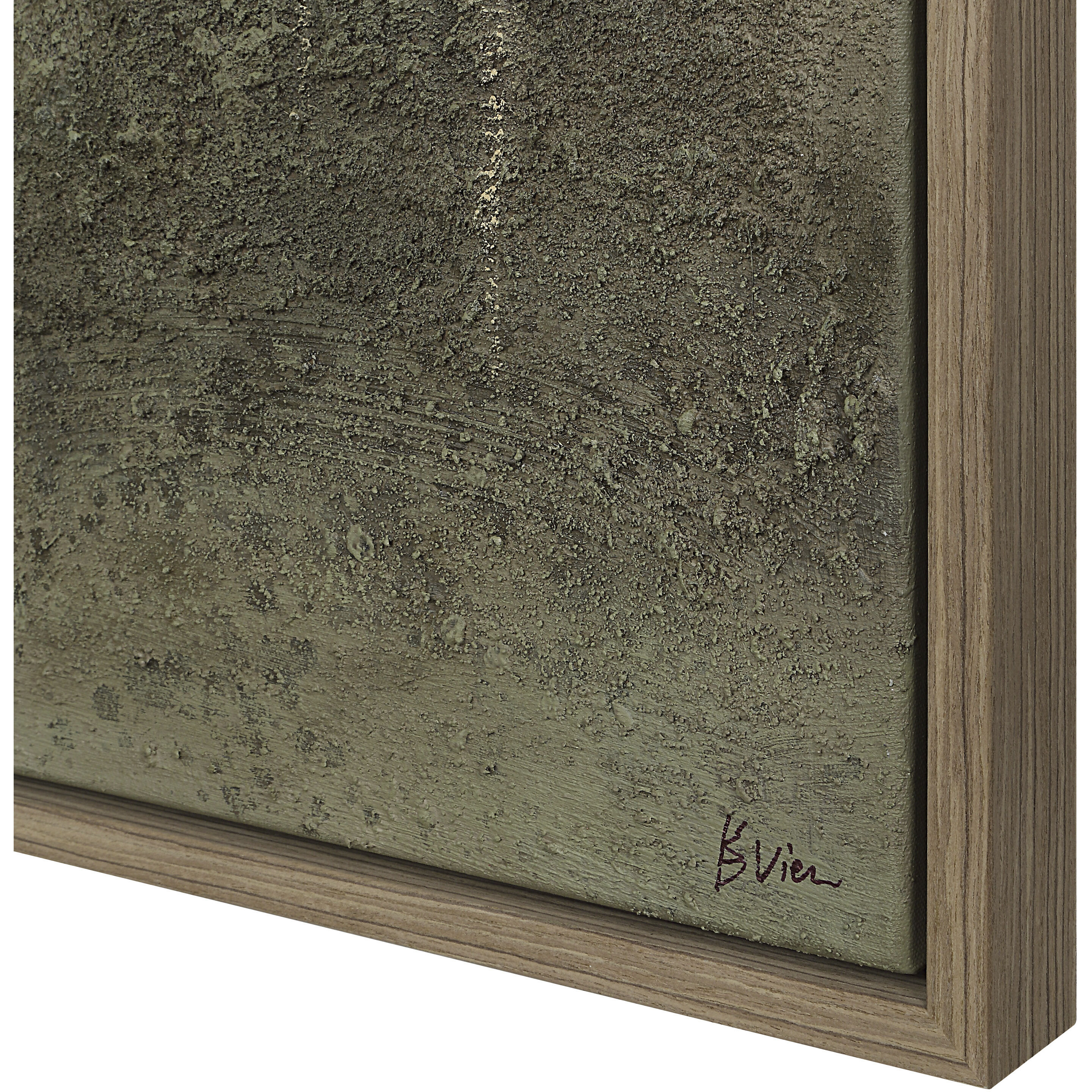 Lipton Medium Walnut Canvas Art