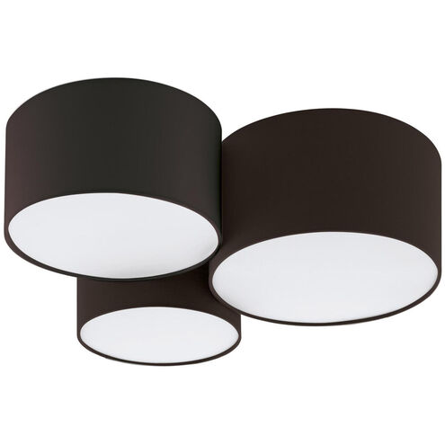 Pastore 2 3 Light 24 inch Black Flush Mount Ceiling Light