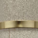 Carousel 4 Light 31 inch Brushed Brass Chandelier Ceiling Light, Inline