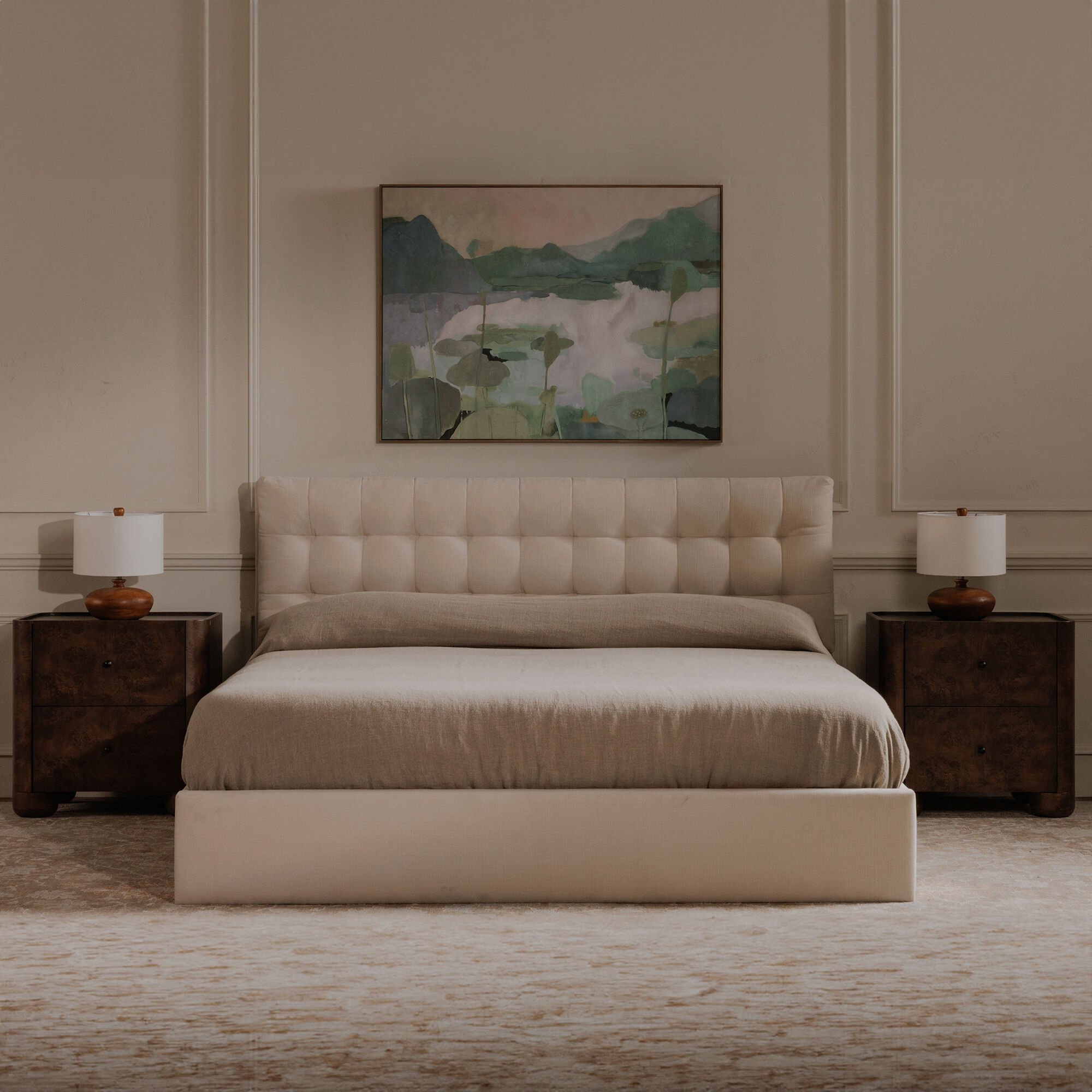 Gibson Nightstand in Brown