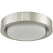 Eclipse LED 15 inch Brushed Nickel Flush Mount Ceiling Light