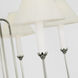 Amber Lewis Ingela LED 36 inch Polished Nickel Chandelier Ceiling Light