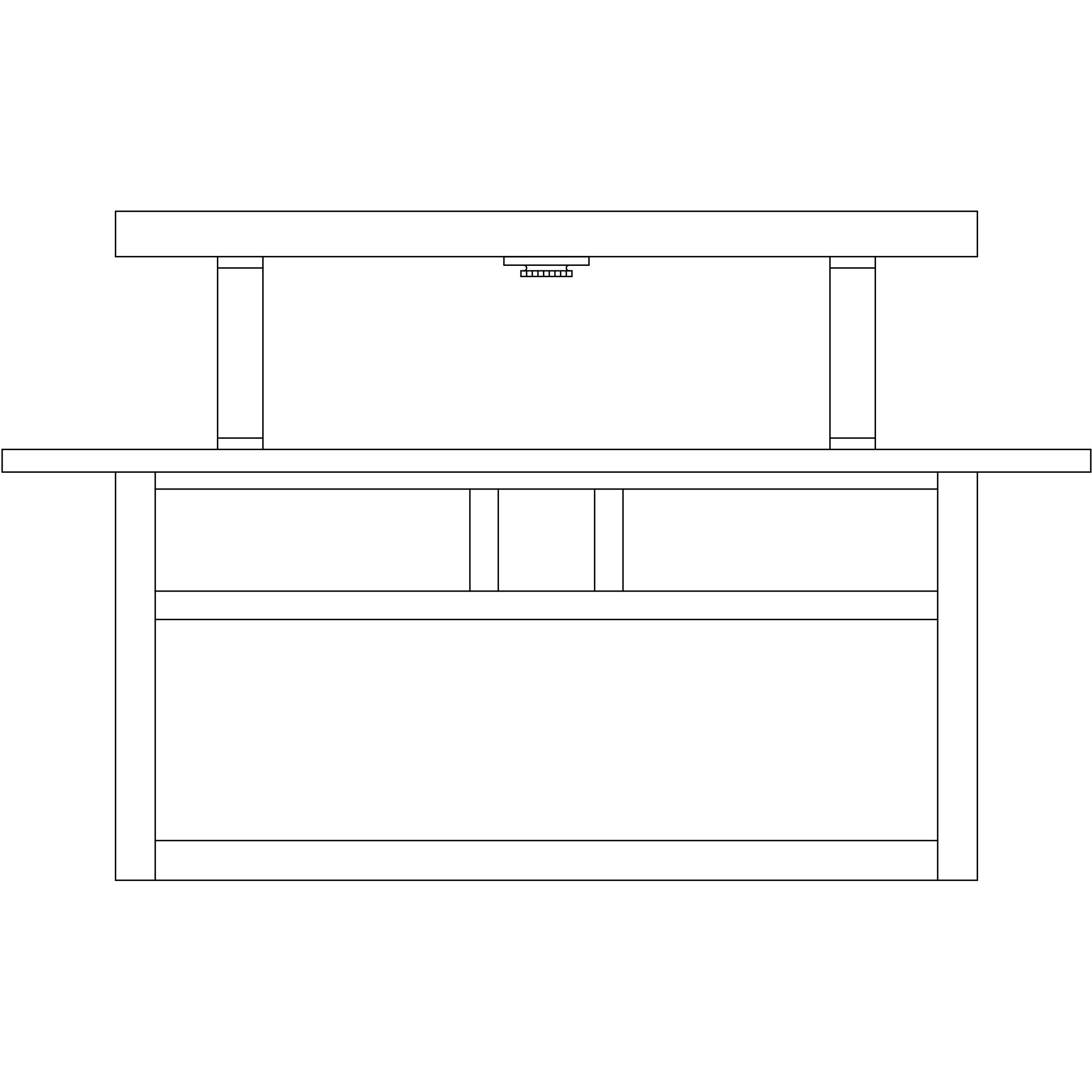 Huntington 2 Light 12 inch Mission Brown Flush Mount Ceiling Light in Off White, Double T-Bar Overlay
